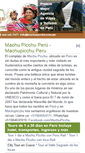 Mobile Screenshot of machupicchuperu.net