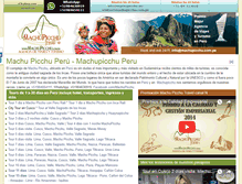 Tablet Screenshot of machupicchuperu.net